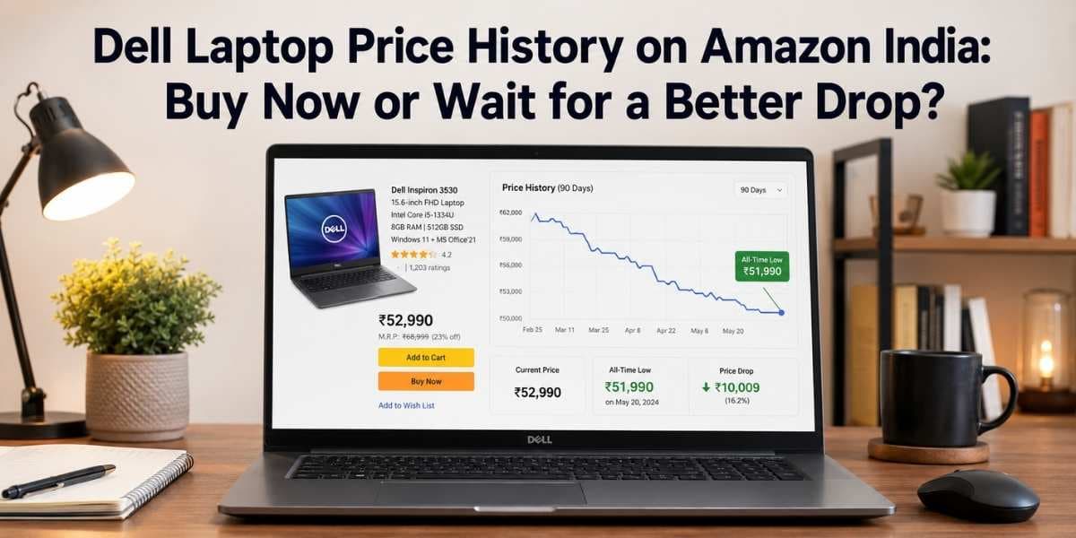 Dell Laptop Price History on Amazon India